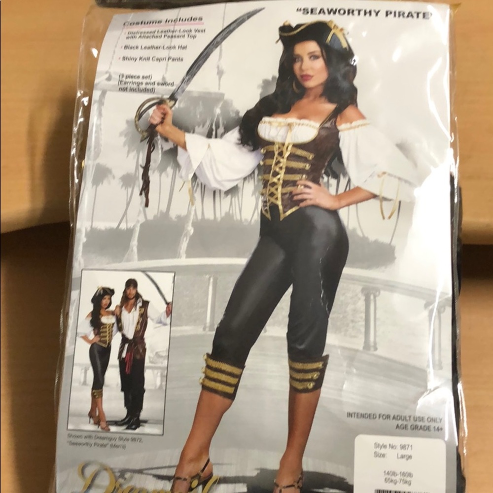Costume Seaworthy pirate female Large